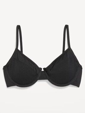 Old Navy Textured Underwire Balconette Swim Top - Size M - NWT